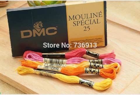 100% Pure Cotton DMC Floss Cross Stitch Floss Thread Yarn  8.7Yard/pcs ► Photo 1/5