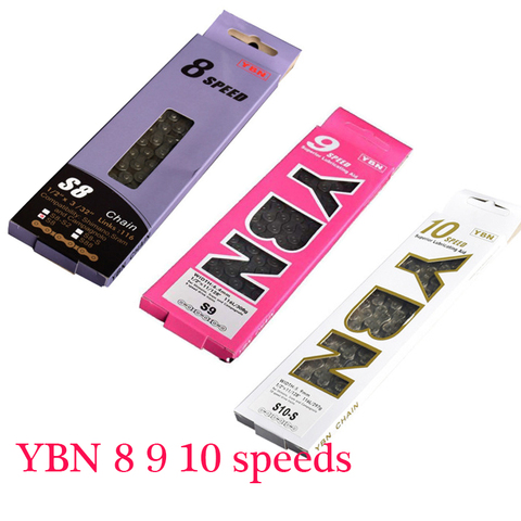 YBN 8 9 10 11 Speeds Chain Bicycle Chain MTB Road Bike Chain Ultralight 11S MTB Chain 24 27 30 33 Speeds ► Photo 1/6