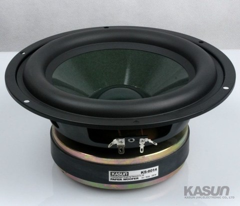 1PCS Kasun KS-8014 8'' Subwoofer Woofer Speaker Driver Casting Aluminum Frame Deep Rubber Surround  8ohm 200W Fs=36Hz D220mm ► Photo 1/1