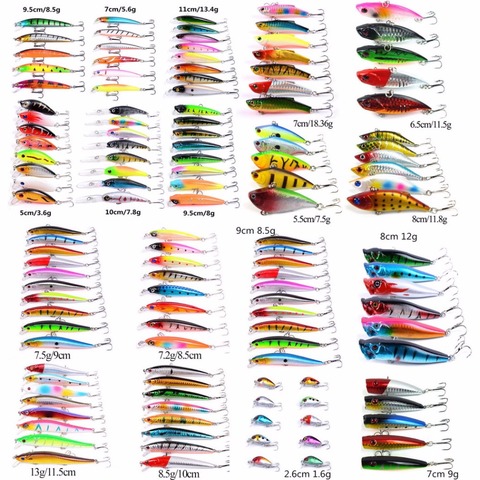 Mixed Fishing Lure Kits Crankbait Minnow Popper VIB Soft Lure Bass Baits  wobbler Set Lifelike Fake Fishing bait Tackle - Price history & Review, AliExpress Seller - AOrace Official Store