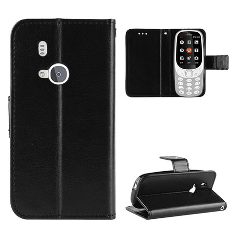 For Nokia 3310 2017 Case Luxury Leather Flip Wallet Phone Case For Nokia 3310 2017 Case Stand Function Card Holder ► Photo 1/6