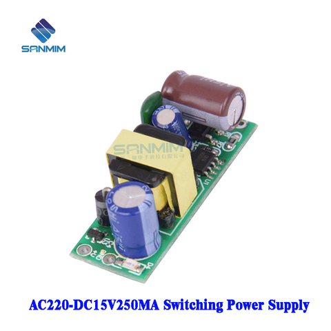 SANMIN AC-DC 220 to 15V 200mA Small Volume Isolated Switching Power 220V TO 15V3W Supply Module PLB03A15V X4421 ► Photo 1/4
