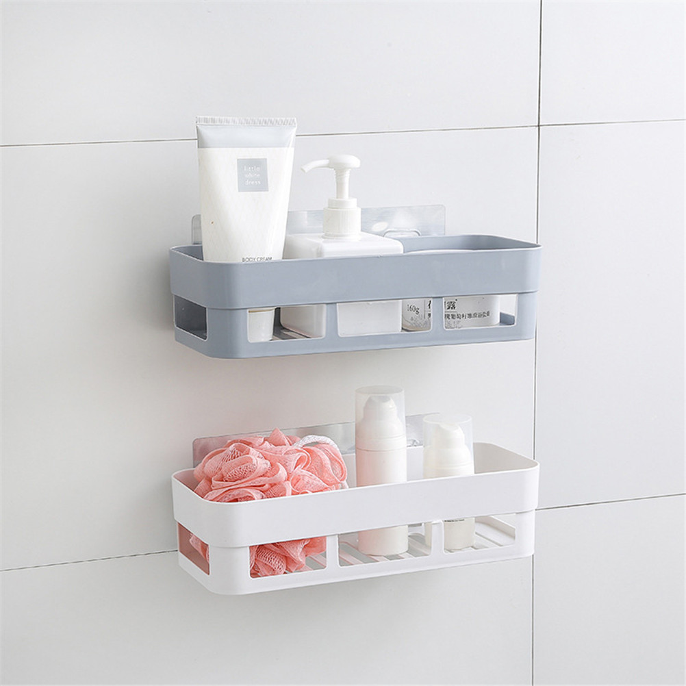 Dual Strong Suction Cup, Plastic Shelves For Bathroom