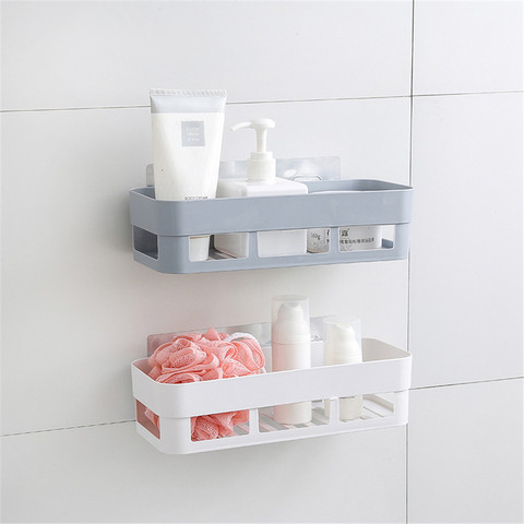 Powerful Suction Cup Shelves For Wall Bathroom Organizer Cosmetic Storage  Rack Kitchen Accessories Holder - Storage Holders & Racks - AliExpress