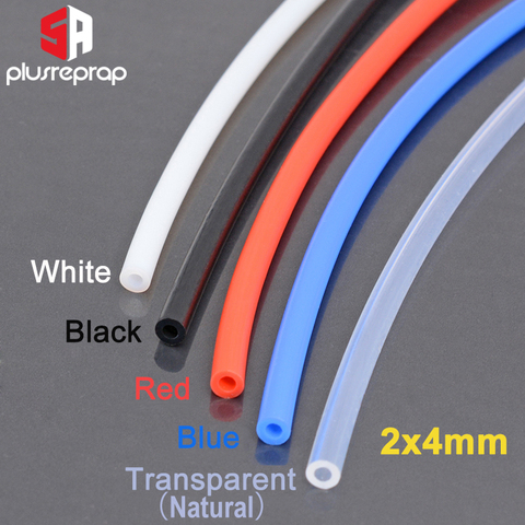 1 Meter 2x4mm ID 2mm OD 4mm PTFE Tube for 3D Printer Parts Pipe Bowden J-head 1.75mm Filament Guide Tube ► Photo 1/6