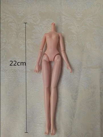 22cm Doll White Skin Nude Body Joints Doll Naked Body Jointed Moveable Doll Body For 1/6 Doll Body for Girls Toys ► Photo 1/6