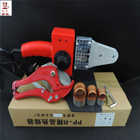 Apparatus for welding plastic pipes, welding machine Maquina termofusion Paper box package Temperature controled 20-32mm ► Photo 1/6