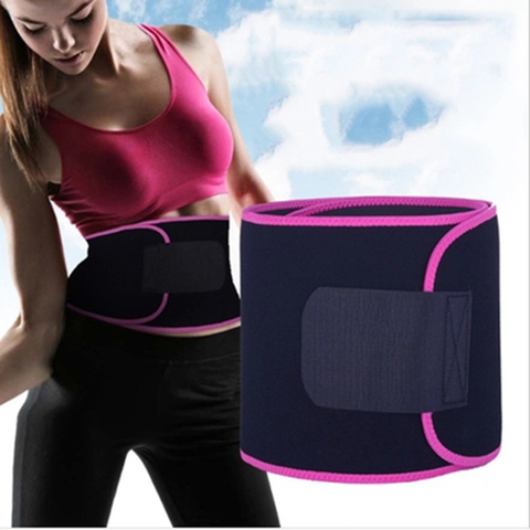 Sweat Belt Waist Support Brace Abdominal Fat Loss Belt - AliExpress