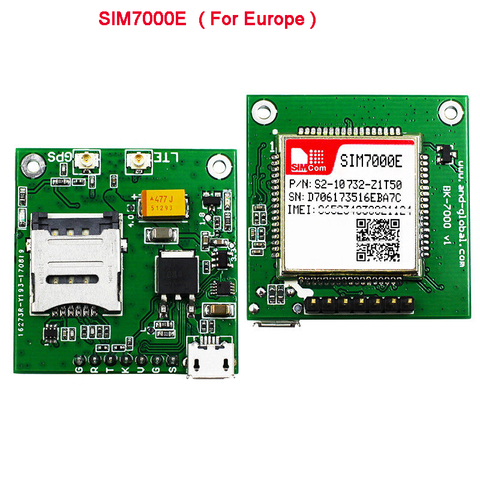 SIM7000E 4G Module Development Kit, Quad-Band LTE-FDD & Dual-Band GPRS/EDGE Module, NB-IOT Breakout Board,CAT M1 (eMTC) ► Photo 1/1