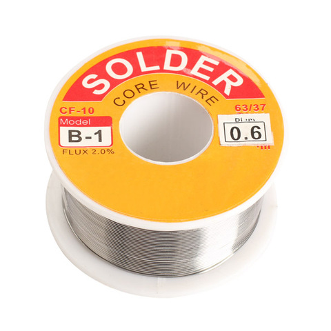 0.6/0.8/1/1.2/1.5/2MM 63/37 FLUX 2.0% 45FT Tin Lead Tin Wire Melt Rosin Core Welding Line Solder Soldering Wire Roll ► Photo 1/6