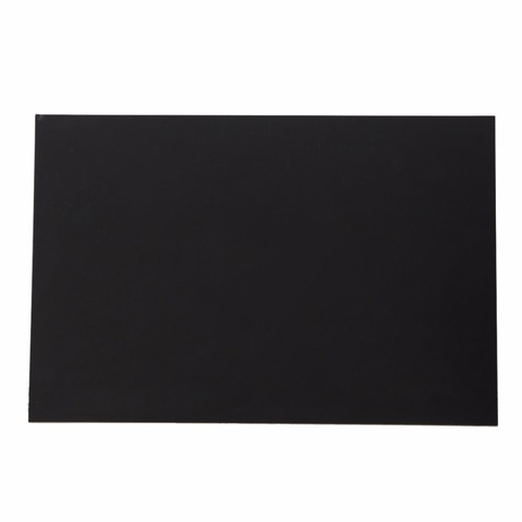 1Pcs Black Flat ABS Plastic Sheet 1mm x 200mm x 300mm High Quality Plastic Plate For Building Models Industry Parts ► Photo 1/4