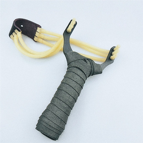 High quality Titanium Steel slingshot sling shot outdoor hunting accessories with powerful rubber band shooting game ► Photo 1/6