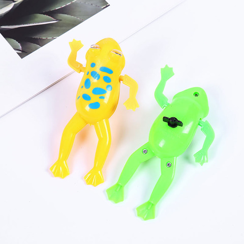 Hot Sale Dynamic Swimming Frogs Relax Clockwork Frog Toy Baby Bath Toy Wind Up Toy For Kids Children Gift ► Photo 1/6