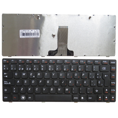 Spanish Laptop keyboard for LENOVO G470 V470 B470 B490 G475 B475E V480C B480 M490 SP Black keyboard ► Photo 1/1