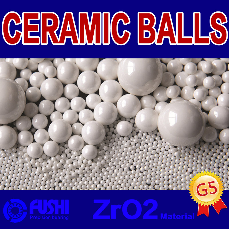 6mm ZrO2 Zirconium Oxide Ceramic Ball Bearings G5 