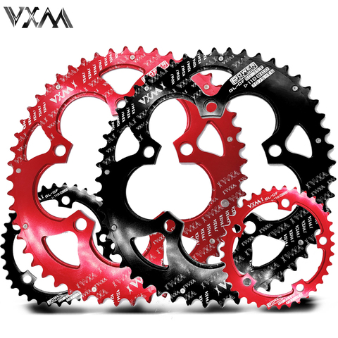 VXM Road Bicylcle 110BCD 35/50T Oval Chainwheel Kit Bike 7075-T6 Alloy Ultralight Ellipse Climbing Power Chainring Plate ► Photo 1/6