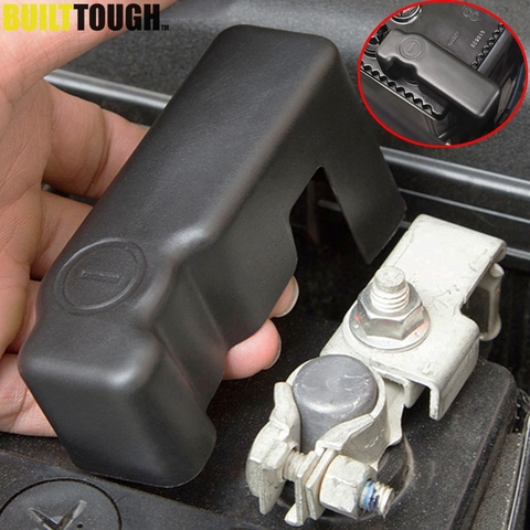 Battery Anode Negative Electrode Pole Terminal Protection Cover For Toyota Fortuner SW4 Innova Crysta Hilux 2015 2016 2017 2022 ► Photo 1/6