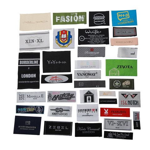 Garment Label Custom Brand Logo  Cloths Labels Tags Custom Brand