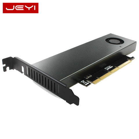 JEYI SK8-NEW Add On Card M.2 for NVMe Adapter to PCIE3.0 GEN3 M.3 Built-in Turbo Fan for 2230-22110 size for NVME GEN3 M.3 ► Photo 1/6