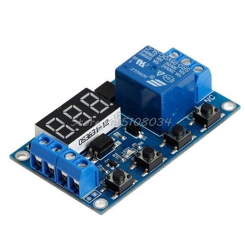 6-30V Relay Module Switch Trigger Time Delay Circuit Timer Cycle Adjustable S08 Wholesale&DropShip ► Photo 1/5