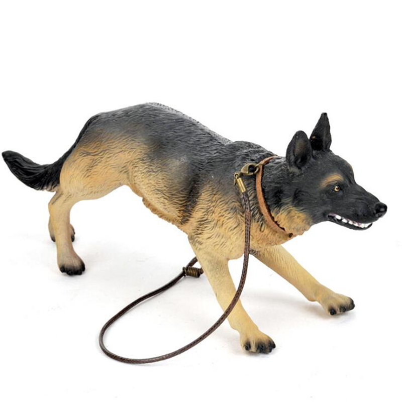 1:6 German Shepherd Dog Animal Figure Model Resin Toy Collection Female Male New 
