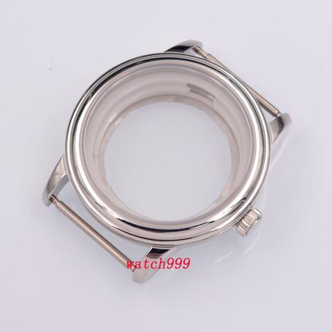 40mm Sapphire Crystal Watch Case Solid Steel ETA 2824 2836 Miyota 8215 821A Movement DG2813 ► Photo 1/3