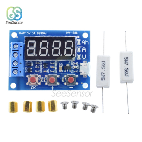 1.2V 12V ZB2L3 18650 Li-ion Lithium Battery Capacity Tester Resistance Lead-acid Battery Capacity Meter Discharge Tester ► Photo 1/6