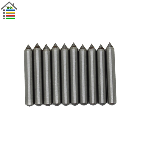 New 10pc/set Carbide Engraver Engraving Tips Nozzle Drill Bit For Electric Carving Pen Metal Wood PVC Plastic Glass Leather ► Photo 1/5
