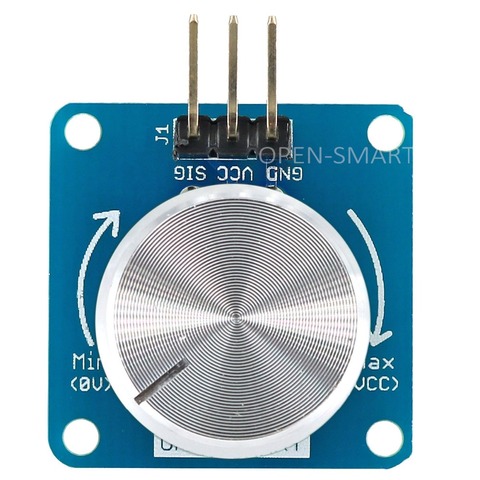 High Sensitivity Rotary Angle Sensor Adjustable Volume Control Potentiometer Knob Switch module White For Arduino ► Photo 1/4