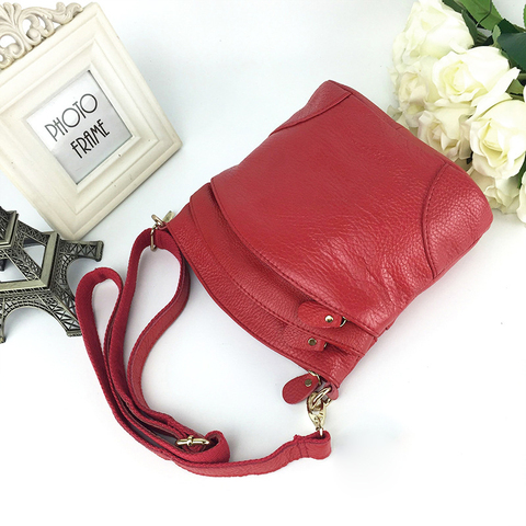 Luxury handbags women bags designer genuine leather zipper bags ladies single shoulder soft leather messenger bag wholesale ► Photo 1/6