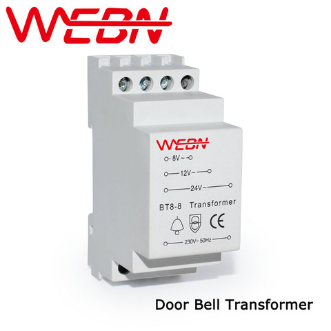BT8-8 Door Bell Transformer Rated Voltage 230/240VAC 50/60Hz IP20 CE Approval ► Photo 1/1