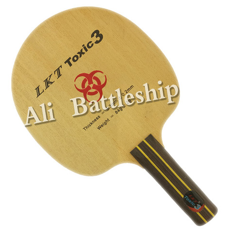 Original LKT Toxic3 Toxic 3 Chop Type table tennis blade straight ST handle  ► Photo 1/5