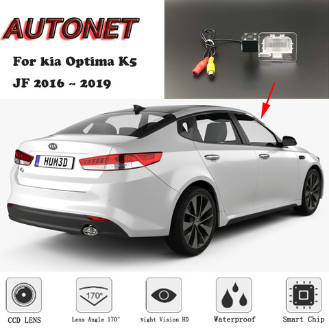 AUTONET HD Night Vision Backup Rear View camera For kia Optima K5 JF 2016 2017 2022 CCD/license plate camera ► Photo 1/5