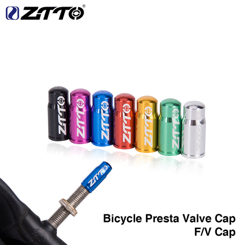 10 Pcs/lot 7 Colors Road MTB Bike Presta Valve Caps Covered Protector Dustproof Bicycle Presta Valve Cap for Tubeless Valve ► Photo 1/6