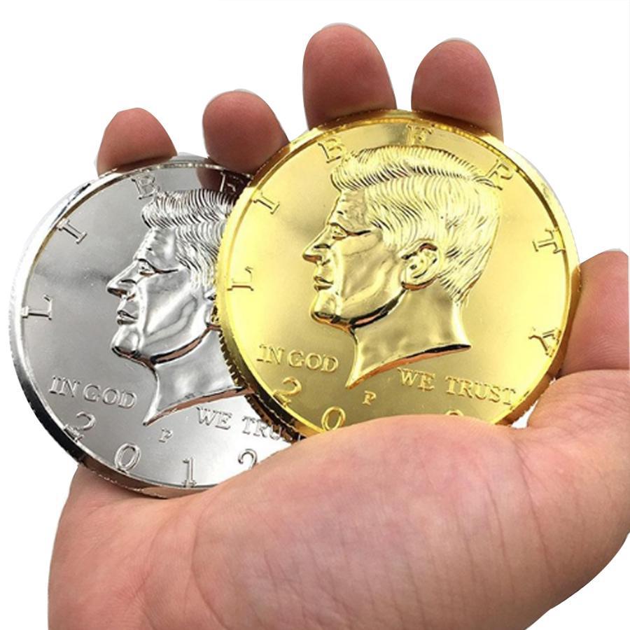 Coin & Money Trick Silver - Magic Dollar Jumbo Coin 