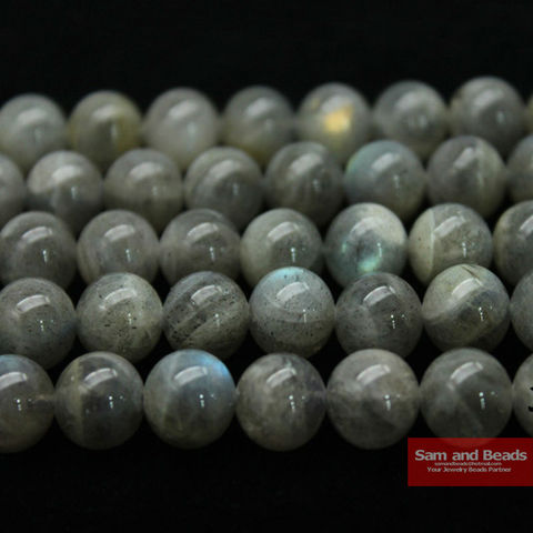 Wholesale Natural Stone Blue Labradorite Beads 4 6 8 10 12mm Pick Size For DIY Bracelet Necklace BLB020 ► Photo 1/1