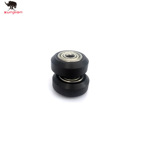 3d parts POM 625ZZ CNC Wheel Roller Bearing 3D Printer Parts Round Wheel Pulley Bearing Gear Perlin Part V Type For Prusa i3 End ► Photo 1/6