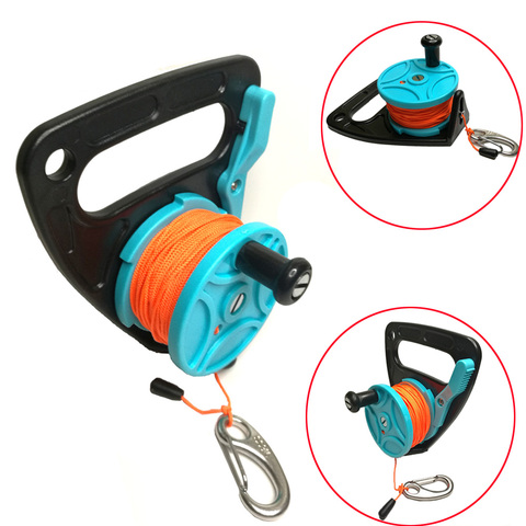 150ft Line SMB Dive Wreck Cave Diving Reel with Handle Thumb Stopper Clip  Hook for Underwater Scuba Diving Diver Snorkeling - Price history & Review, AliExpress Seller - OutdoorExplore Store