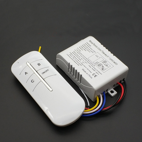 3 Ways ON/OFF AC Wireless Receiver Lamp Light Remote Control Switch 220V Hot Sale Smart ► Photo 1/5