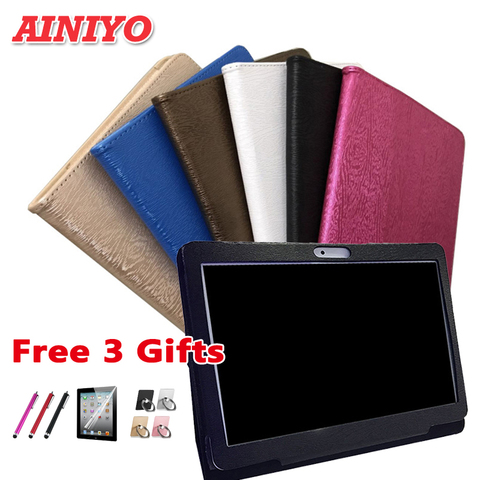 PU Leather Case for Prestigio Grace 5771 5791 7781 3301 3201 3101 4G 10.1 inch Tablet Folio Stand Cover whit 3 Gifts ► Photo 1/6