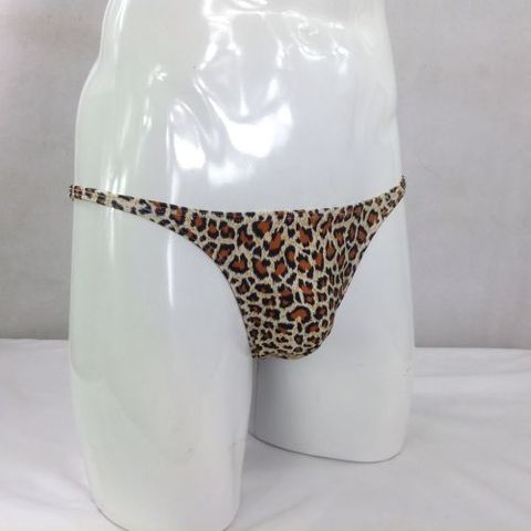 Mens String Bikini Stripe Jersy nylon Spandex G3774 Narrow Waist