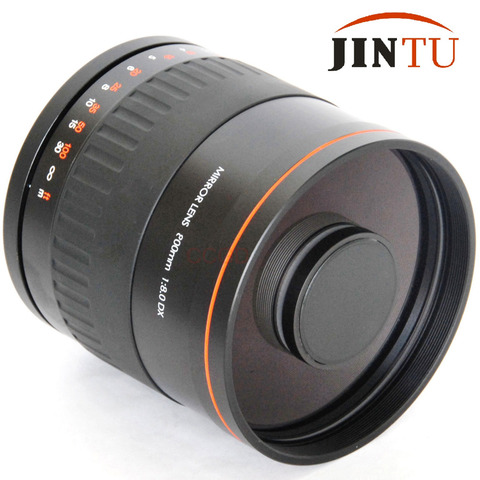 JINTU 900mm Professional Mirror Telephoto Manual Focus TOP Lens + + T2 Mount Adapter Ring For Canon EOS DSLR FULL FRAME Camera ► Photo 1/1