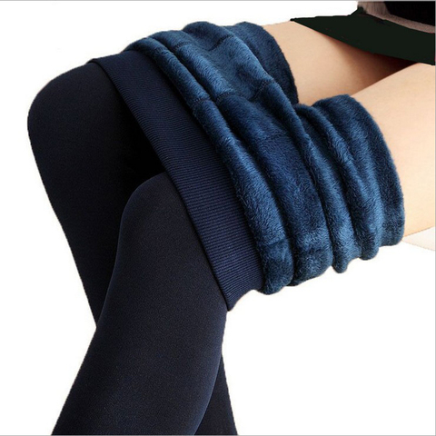 S-XL 2022 New Women Pants Autumn Winter Plus Thick Warm High-quality Thermal Trousers Woman Leggings ► Photo 1/6