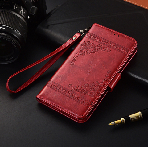 Luxury Flip wallet Leather Case For iphone X XR XS Max Fundas Card Leather Holder Phone Cover For iphone 9 5 5s SE 6 6s 7 8 plus ► Photo 1/6