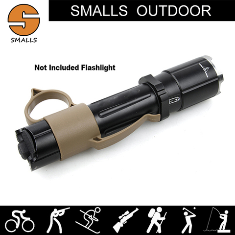 Ar 15 Accessories Airsoft Nylon Backup Tactical LED Flashlight Ring For Hunting Weapon Light ► Photo 1/1