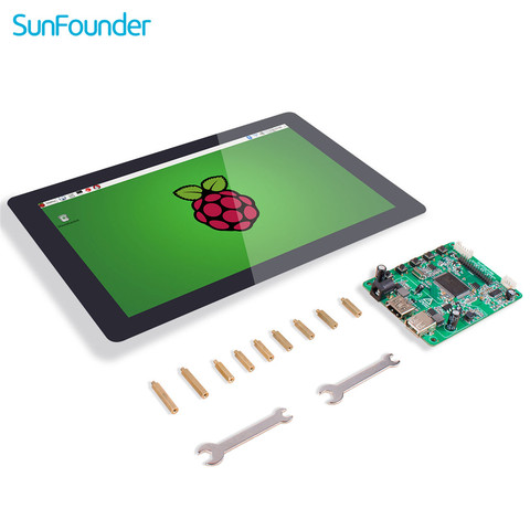 SunFounder 10.1 IPS LCD Touch Screen Display Monitor HDMI 1280*800 for Raspberry Pi 4B 3B+ 3B 2B  LattePanda Beagle Bone ► Photo 1/6