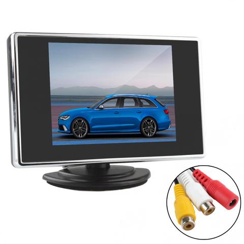 3.5 Inch 2W 12V Universal 320 x 234 Pocket-sized Color TFT-LCD Display Car Rear View Monitor with 2-Channel Video Input ► Photo 1/6