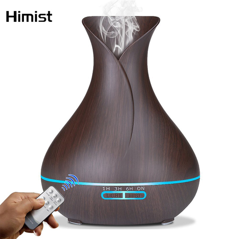 Aromatherapy humificador Oil Diffuser Ultrasonic Mist Maker Fogger with LED Lamp Wood Grain Air Aroma Humidifier humificadores ► Photo 1/6