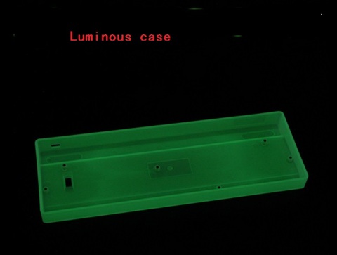 gh60 luminous case clear case white/black/transparent  case 60% mechanical keyboard for xd60 xd64 poker poker2 poker3 ► Photo 1/4
