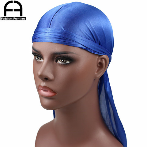 Silk Durags for Men Printed Do Rag with Long Tail Durag Hip Hop